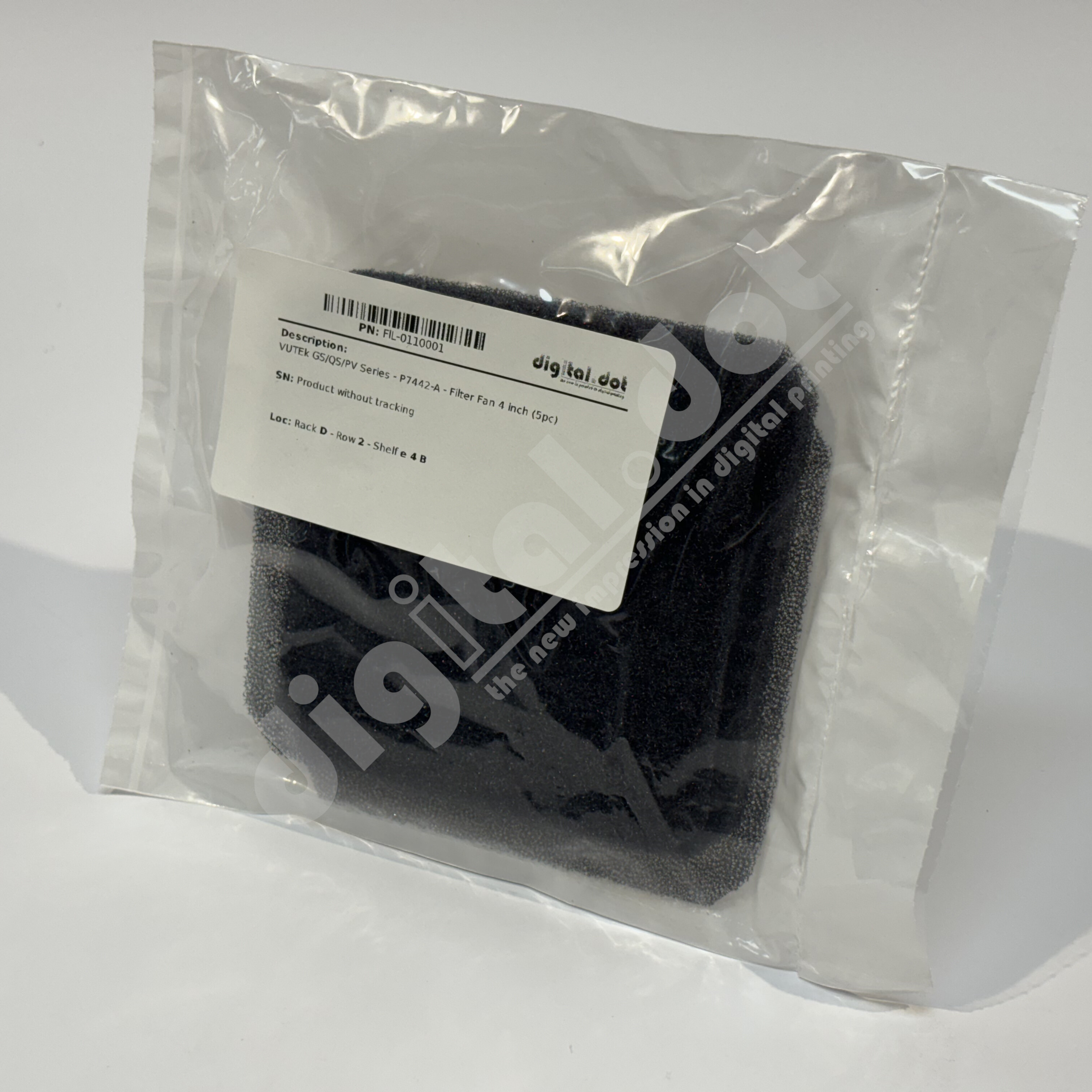 VUTEk GS/QS/PV Series - P7442-A - Filter Fan 4 inch (5pc)